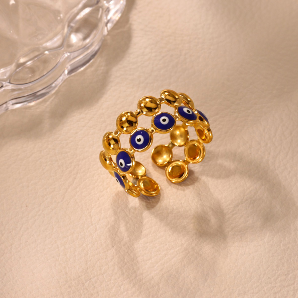 Men Accessories Evil Eye - Vintage türk mavi nazar yüzükleri kadın