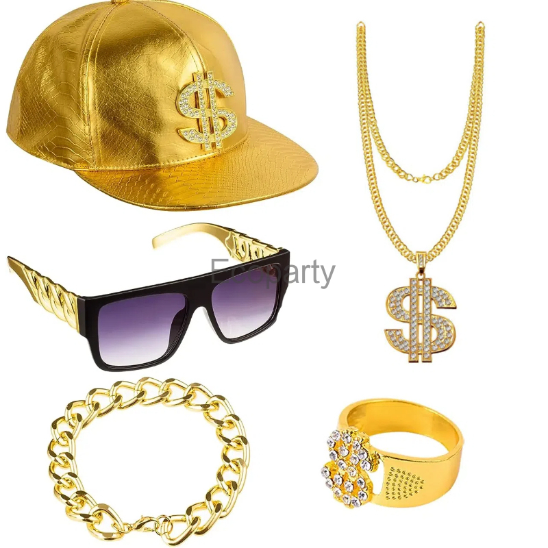 Men'S Accessories In The 80S - 80s 90s Hip Hop Kostüm Aksesuarları