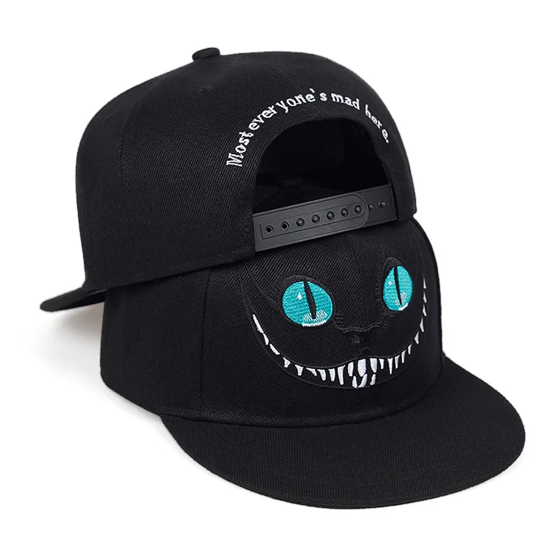 Hat Snapback Cap - Karikatür Alice in Wonderland Kawaii Beyzbol