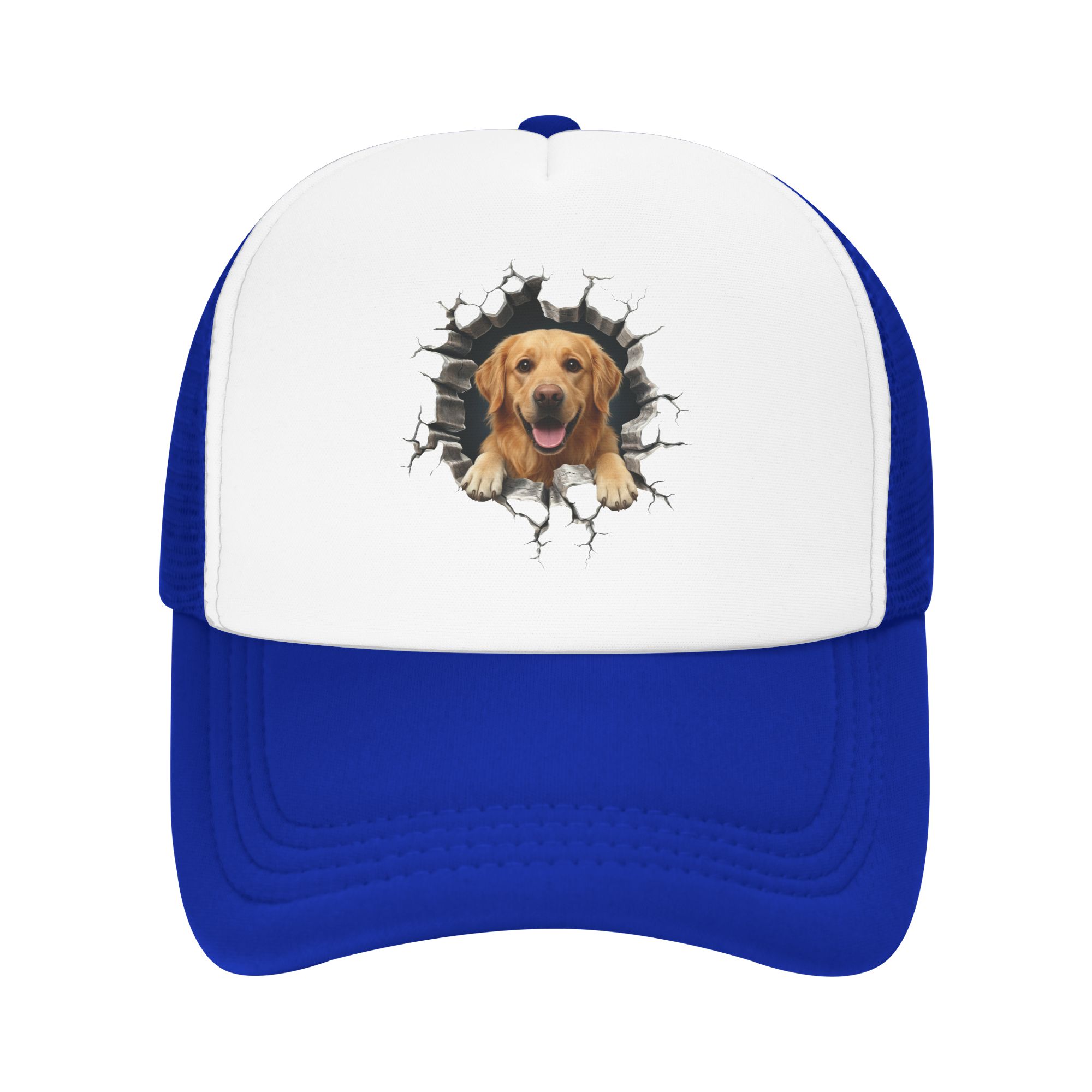 Hat Snapback Cap - Breaking Through Golden Retriever beyzbol şapkası