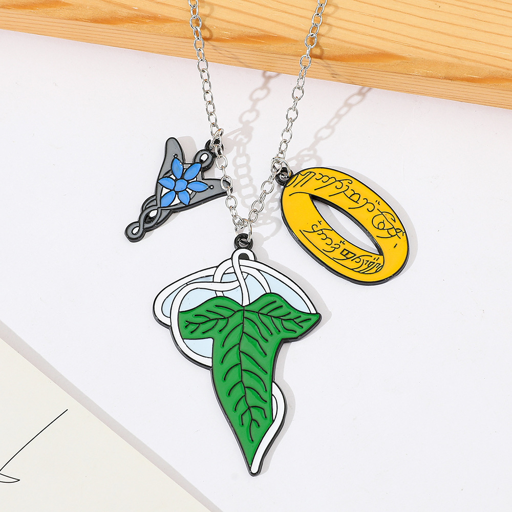 Men'S Accessories Jewelry - Yüzüklerin Efendisi Elfler Kolye Moda Yaratıcı