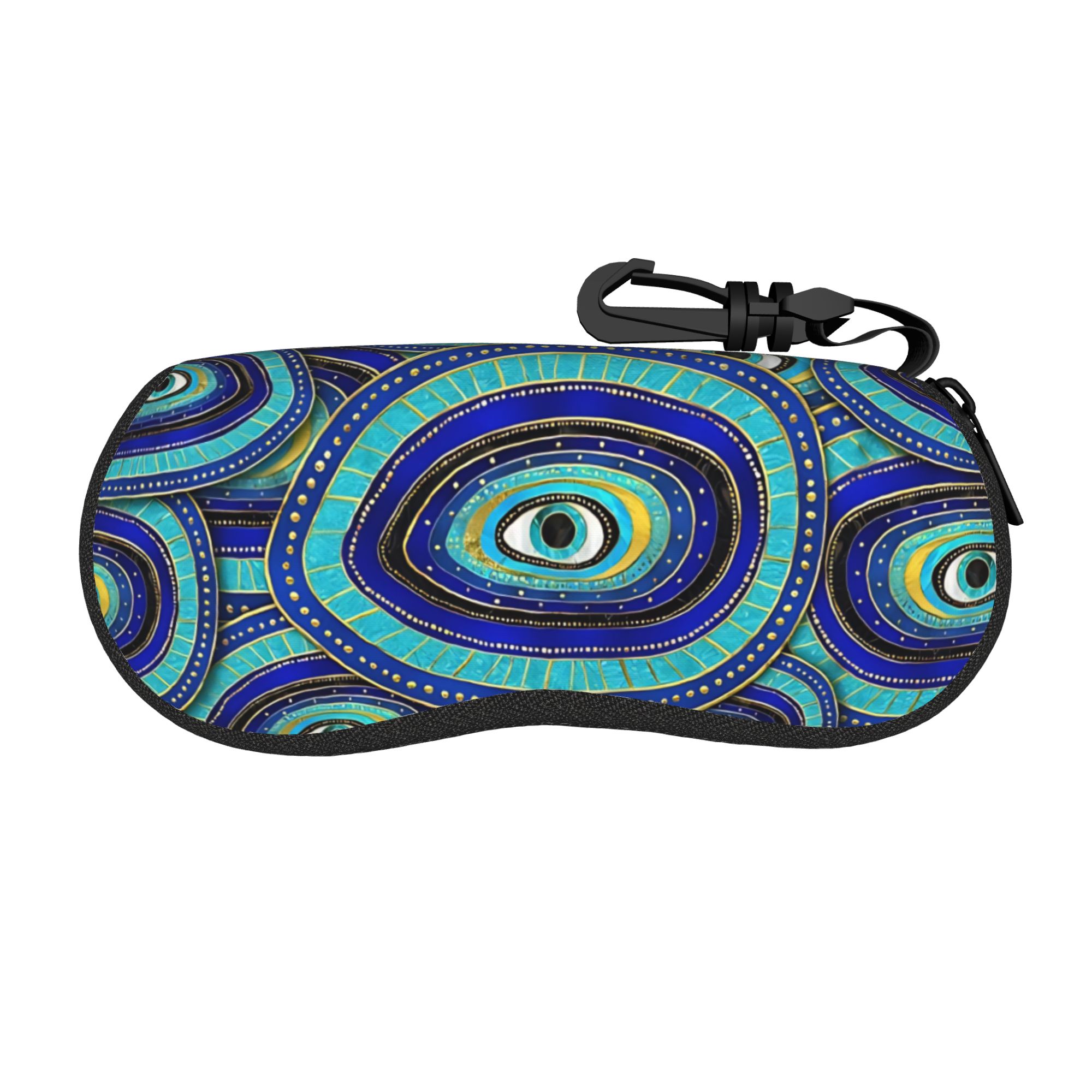 Men Accessories Evil Eye - Nazar muska desenli gözlük kılıfı güneş