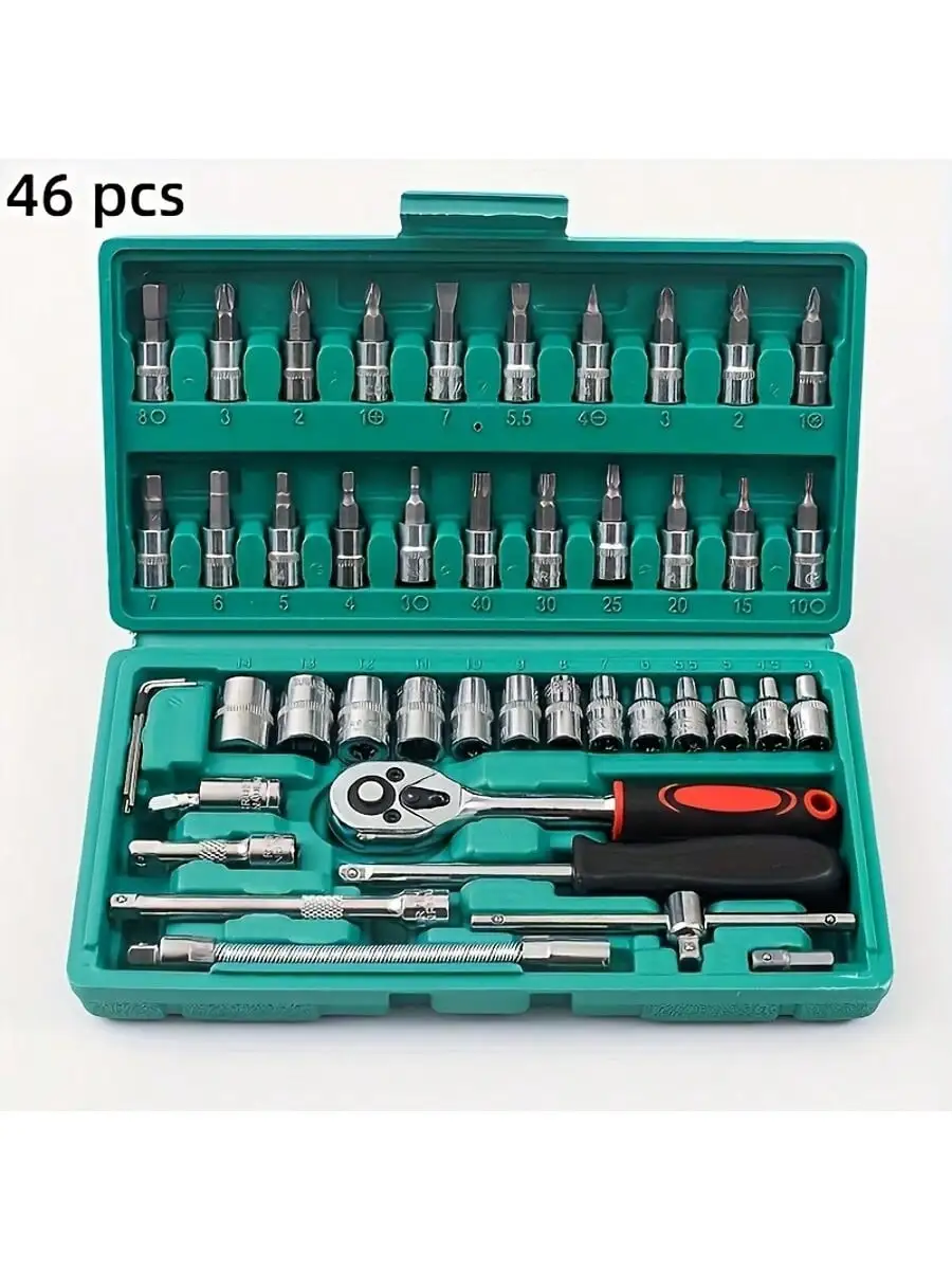 Men'S Accessories Drawer Organizer - 46 Parça 1/4 İnç Sürücülü Soket