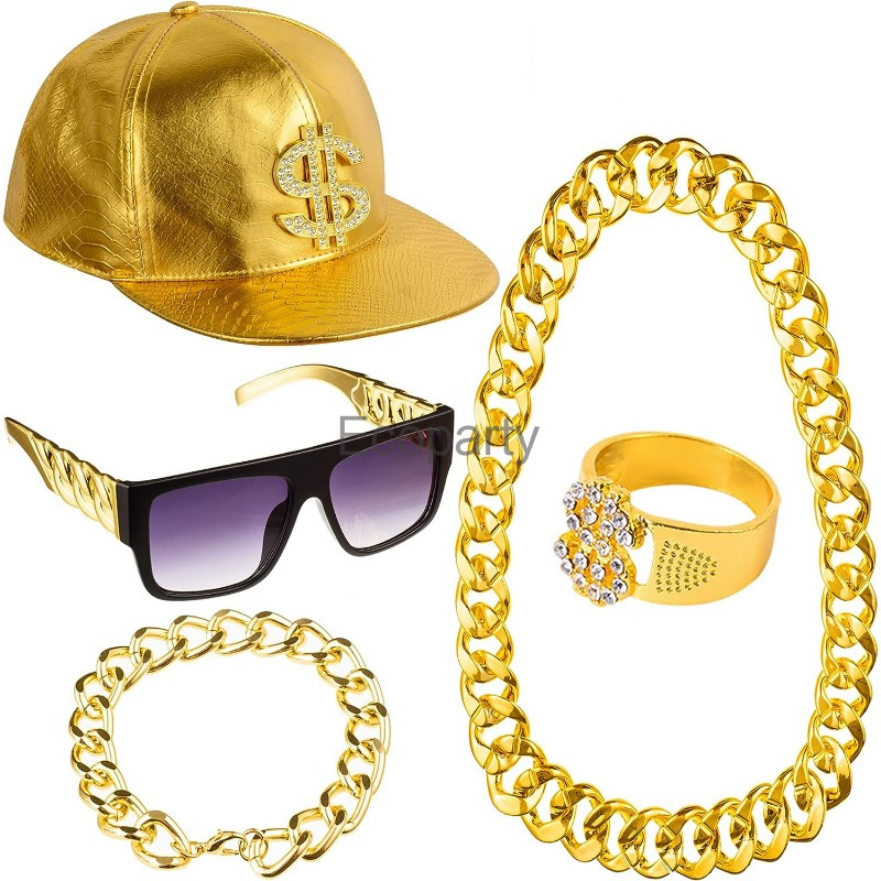 80s 90s Hip Hop Kostüm Aksesua - Men'S Accessories In The 80S incelemesi ve fiyatı
