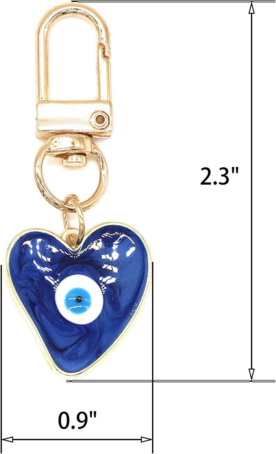 Nazar Anahtarlıkları Kalp Şekl - Men Accessories Evil Eye incelemesi ve fiyatı