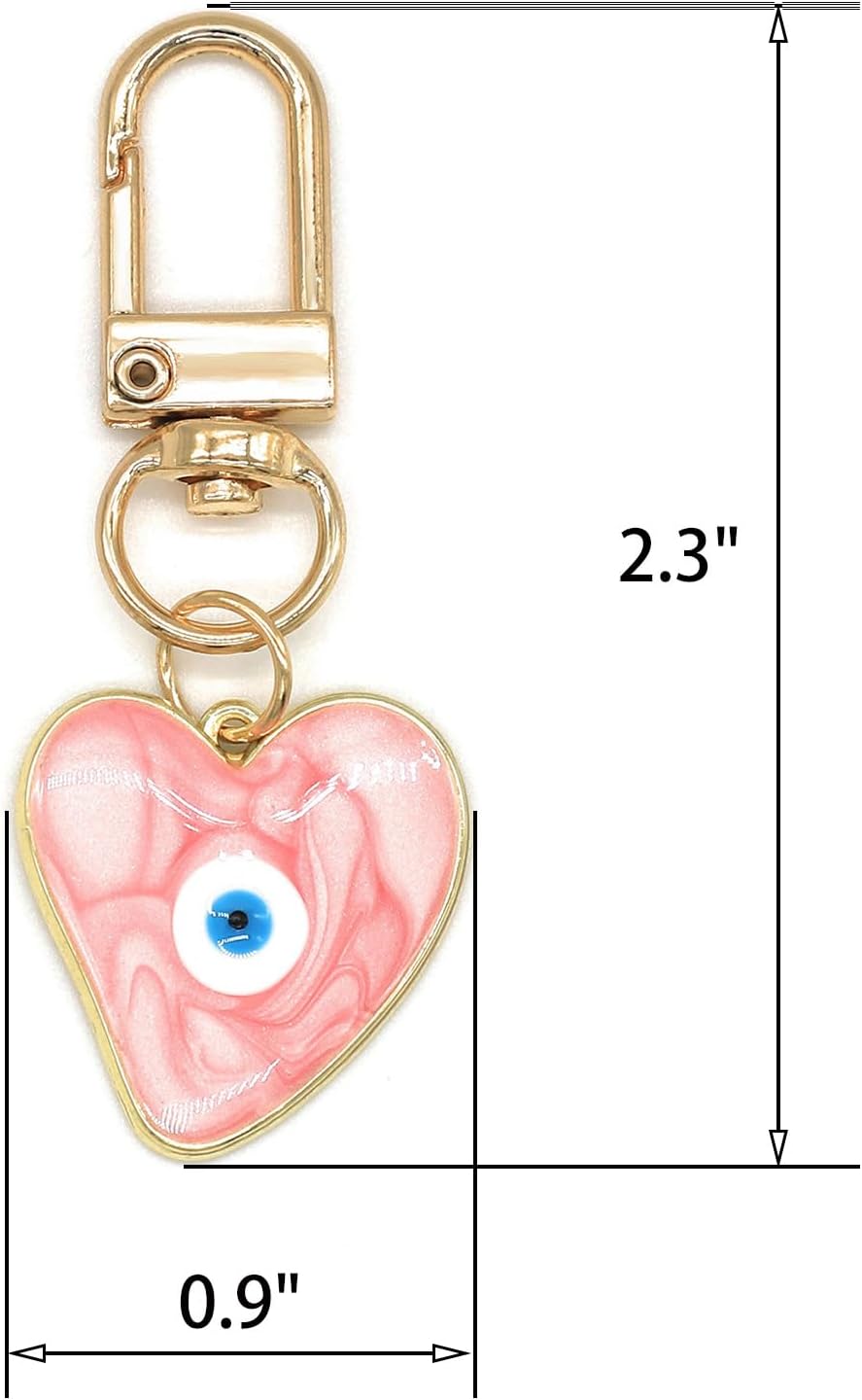 Nazar Anahtarlıkları Kalp Şekl - Men Accessories Evil Eye incelemesi ve fiyatı