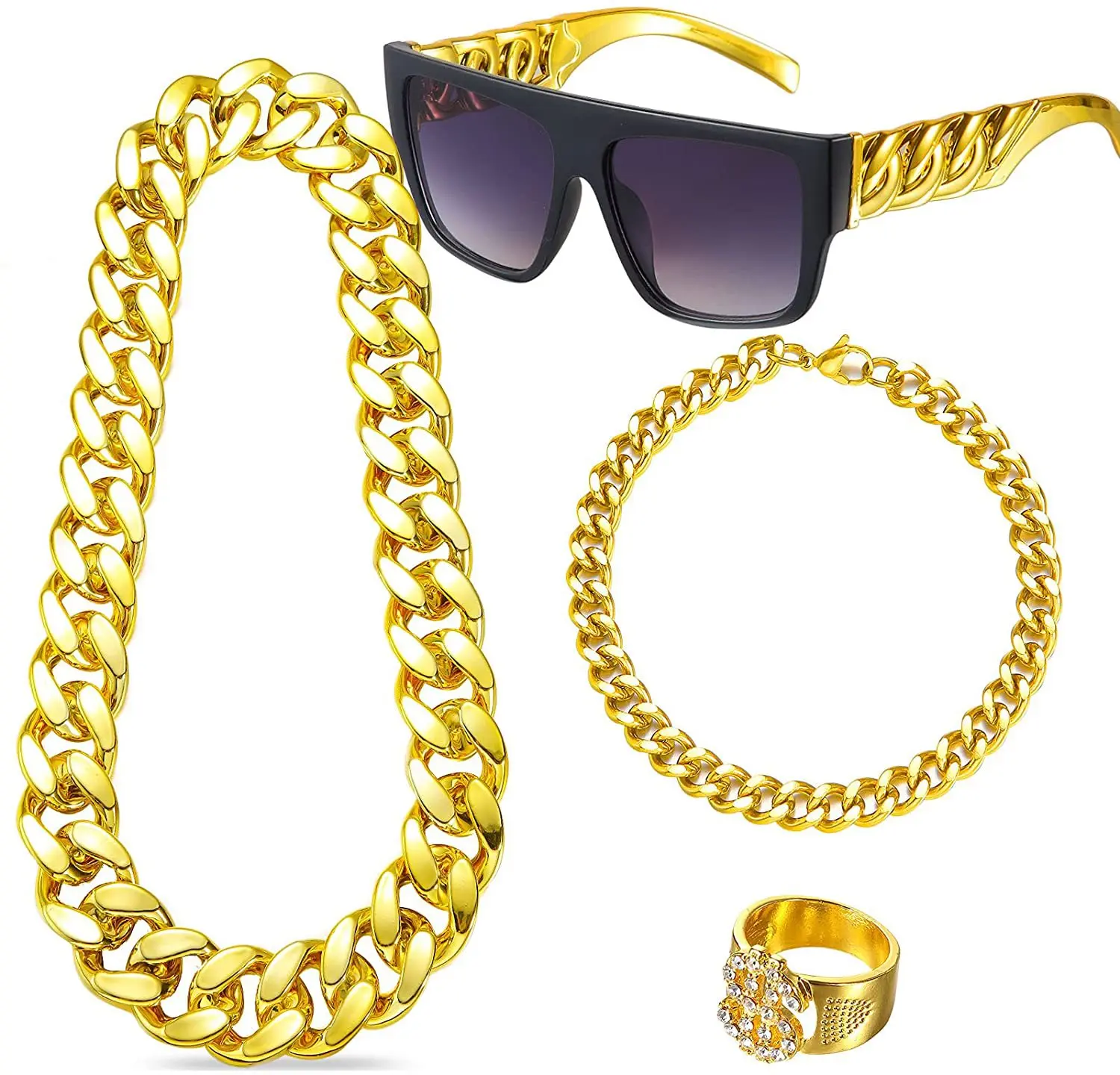 80'ler 90'lar Hip Hop Kostümle - Men'S Accessories In The 80S incelemesi ve fiyatı
