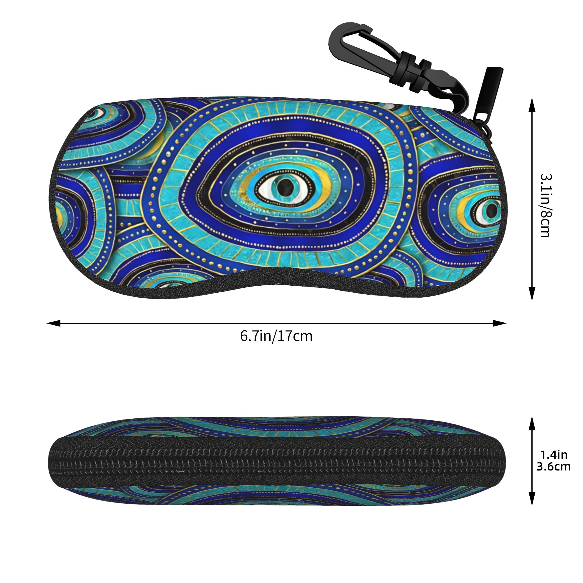 Nazar muska desenli gözlük kıl - Men Accessories Evil Eye incelemesi ve fiyatı