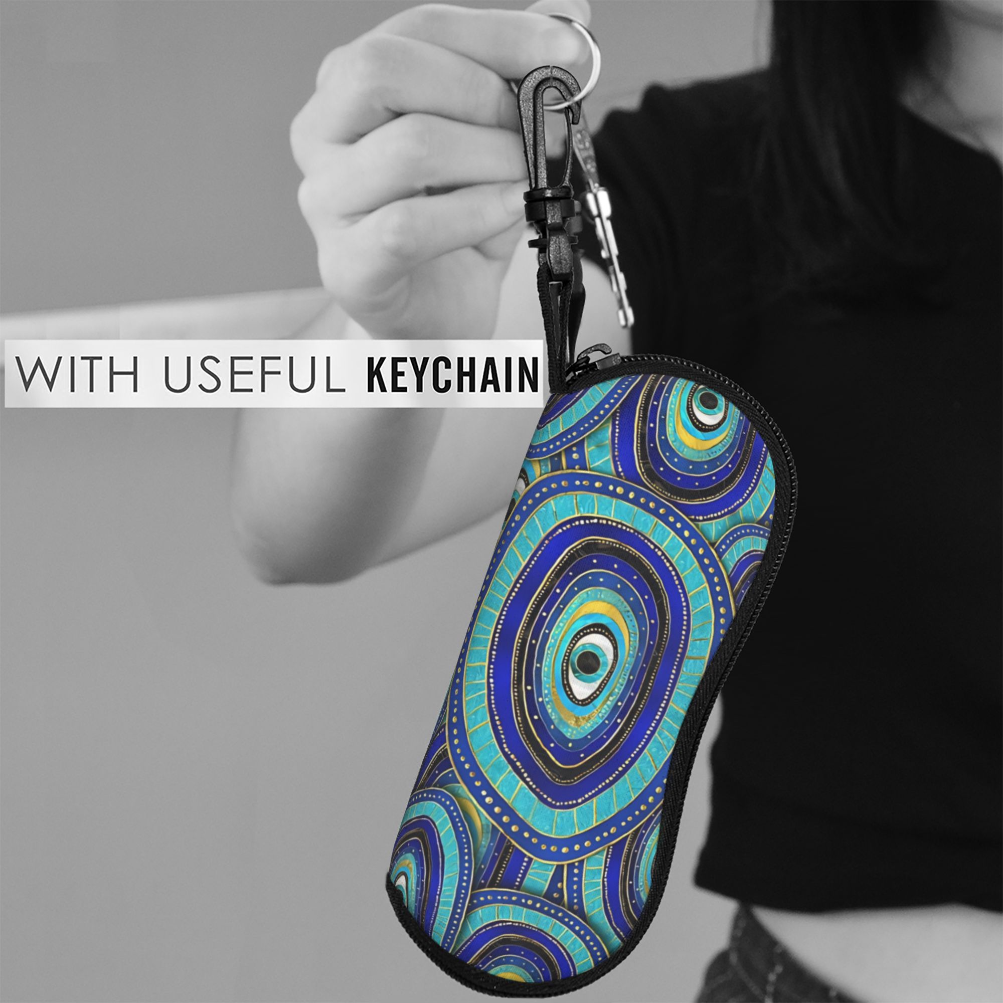 Nazar muska desenli gözlük kıl - Men Accessories Evil Eye incelemesi ve fiyatı