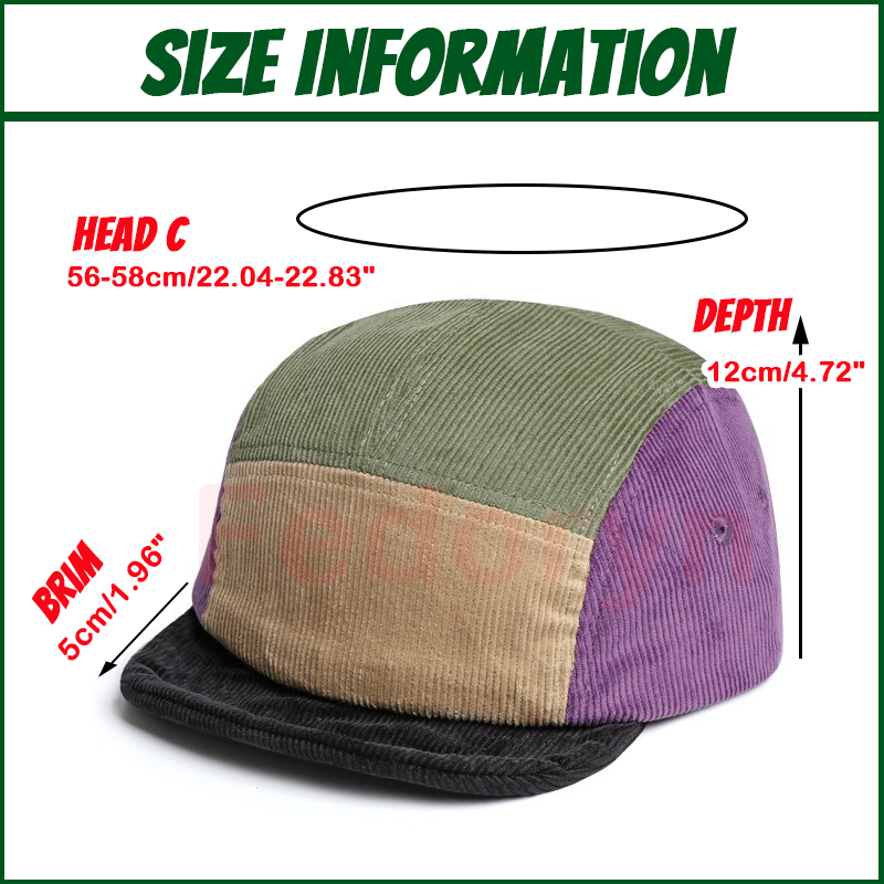 Fedoryn Özel Nakış Retro Kadif - Hat Snapback Cap incelemesi ve fiyatı