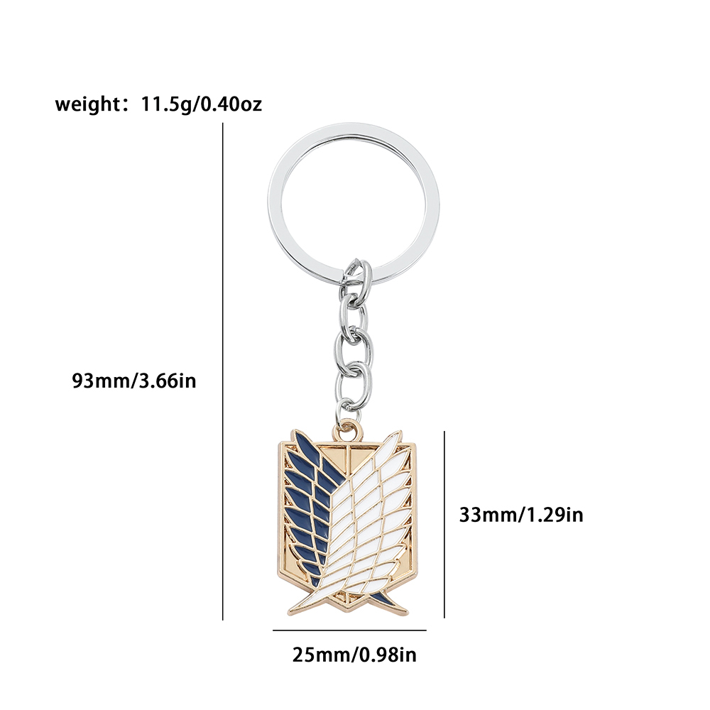 Anime Attack on Titan Emaye Ro - Men'S Accessories Jewelry incelemesi ve fiyatı