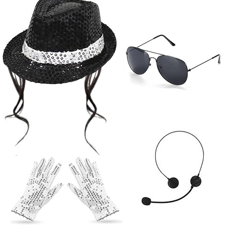 Michael Jackson Cosplay Aksesu - Men'S Accessories In The 80S incelemesi ve fiyatı