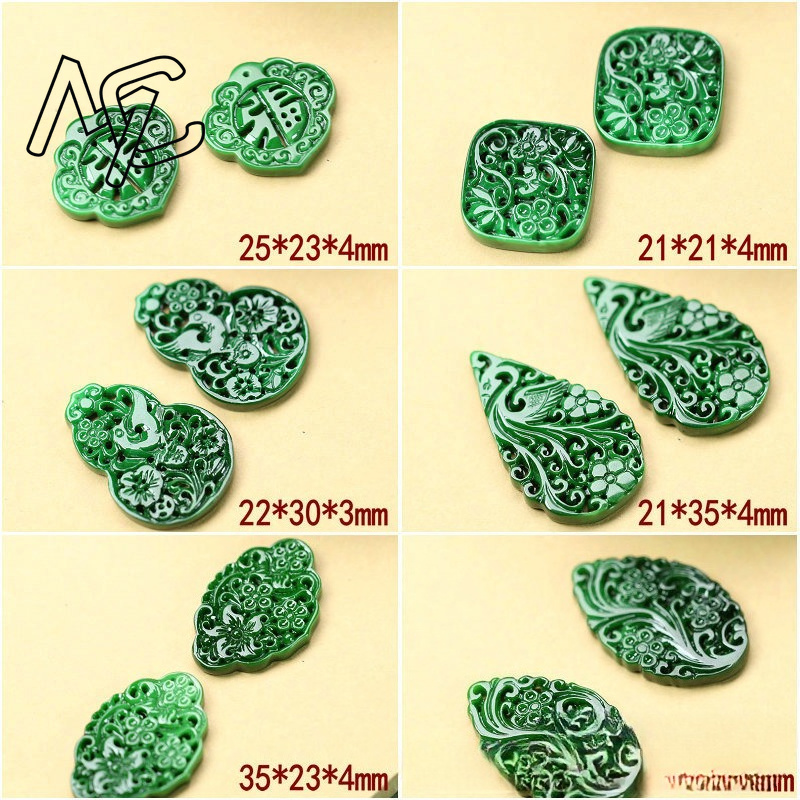 2 adet DIY Doğal Kuru Yeşil Zü - Men'S Accessories Jewelry incelemesi ve fiyatı