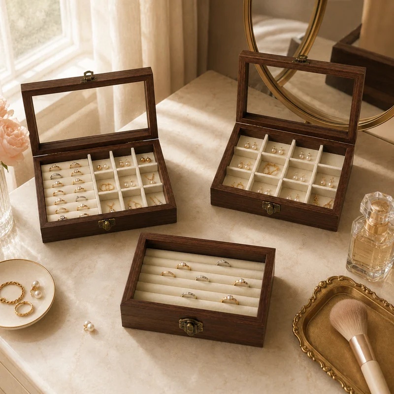 Yatak Odası Masaüstü Ceviz Des - Men'S Accessories Drawer Organizer incelemesi ve fiyatı