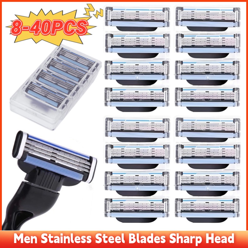 8-40 adet tıraş makinesi kesme - Men Accessories Combo Gift incelemesi ve fiyatı